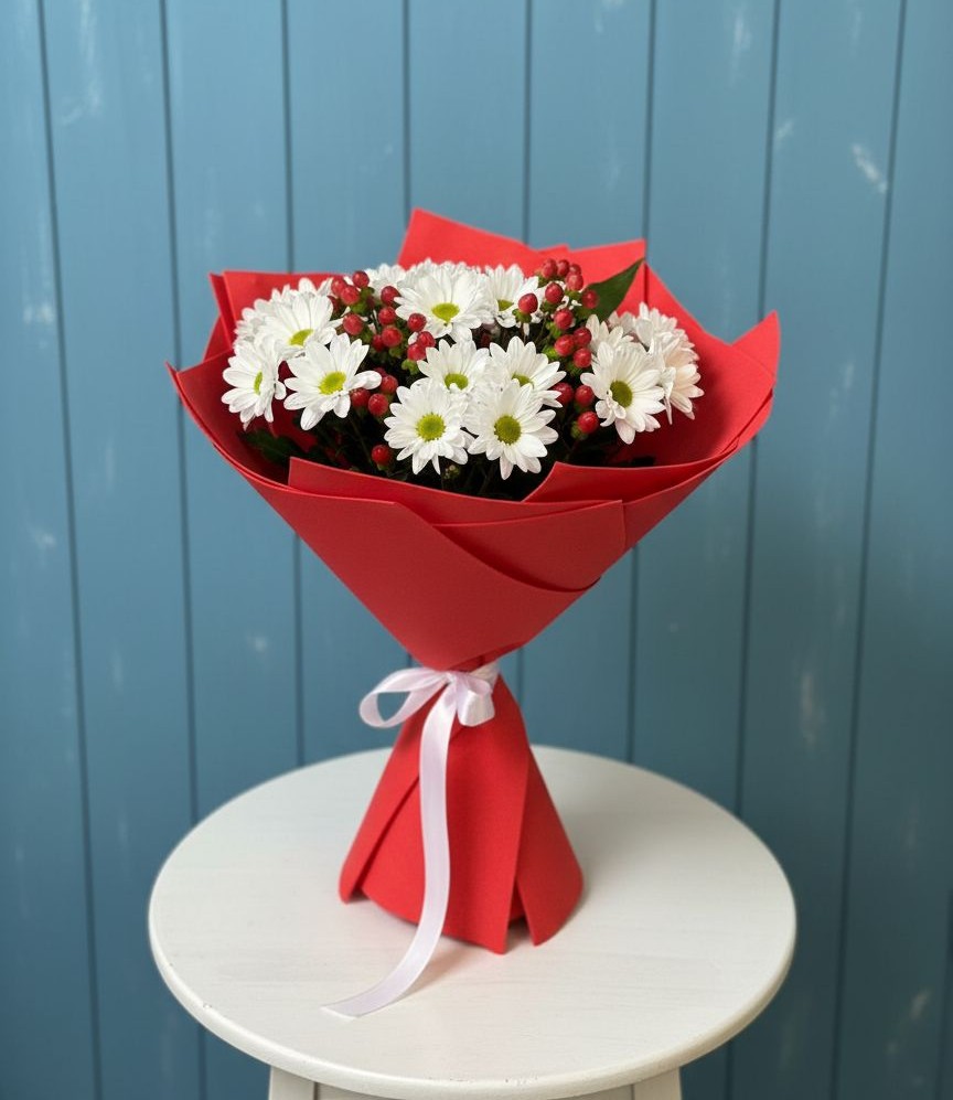 Букет цветов из: Хризантемы в Духовщине