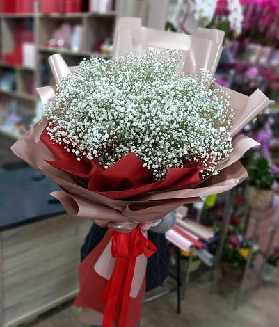 Букет цветов из: Гипсофила в Духовщине
