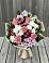 Букет цветов из: Альстромерии, Гвоздики, Розы и Хризантемы в Духовщине