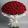Букет 101 Красная роза Блэк Мэджик в Духовщине