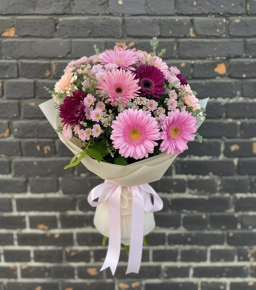 Букет цветов из: Герберы и Хризантемы в Духовщине