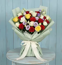 Букет цветов из:  Розы #REPLACE_PRED# Духовщине