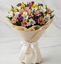 Букет цветов из:  Альстромерии #REPLACE_PRED# Духовщине