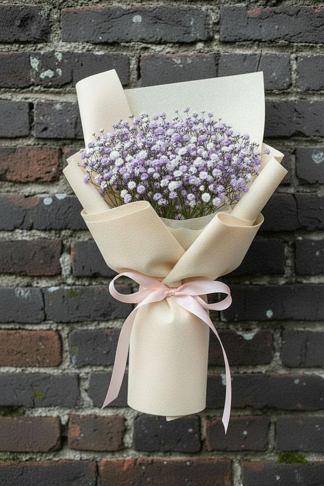 Букет цветов из: Гипсофила в Духовщине