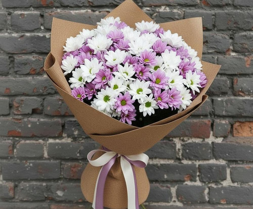 Букет цветов из: Хризантемы в Духовщине