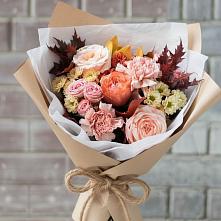 Букет цветов из:  Гвоздики, Хризантемы и Розы в Духовщине