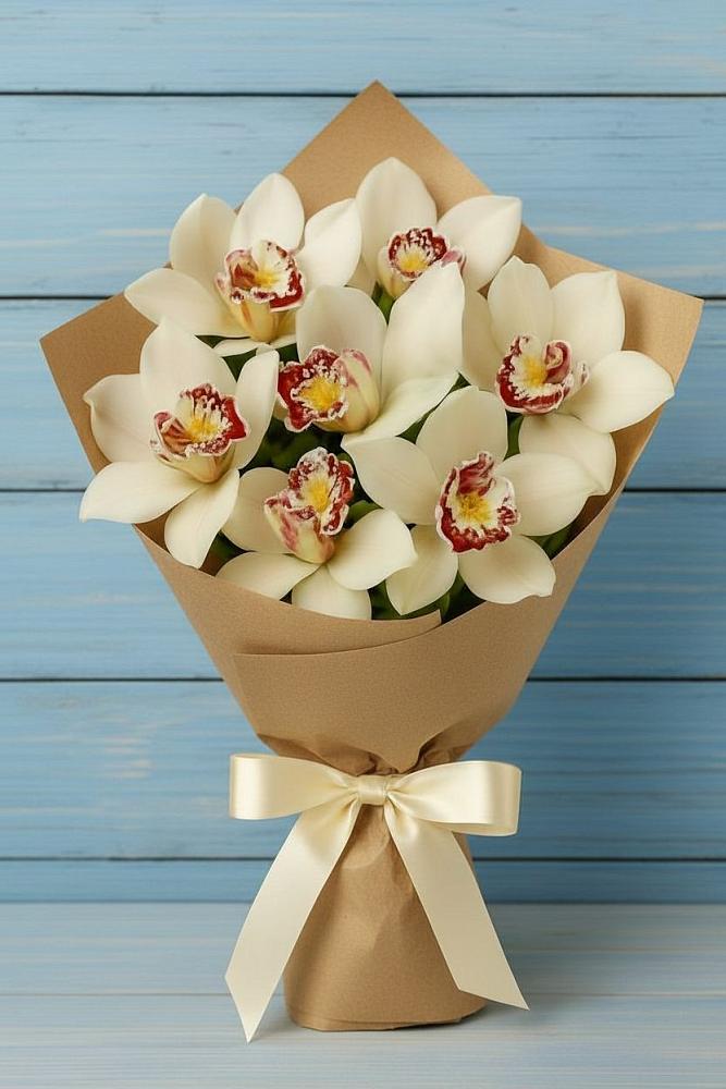 Букет цветов из: Орхидеи и Розы в Духовщине